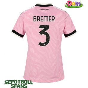 Juventus Gleison Bremer #3 Bortatröja Kvinnor 2026-27 Kortärmad